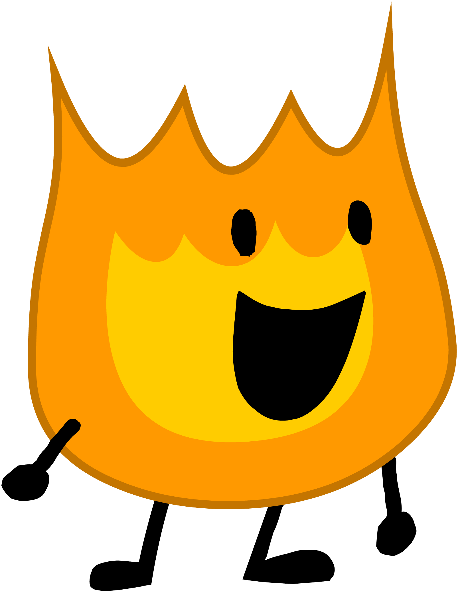 Firey Fireybfb Bfb Bfdi Bfbfirey Sticker By Networkcat