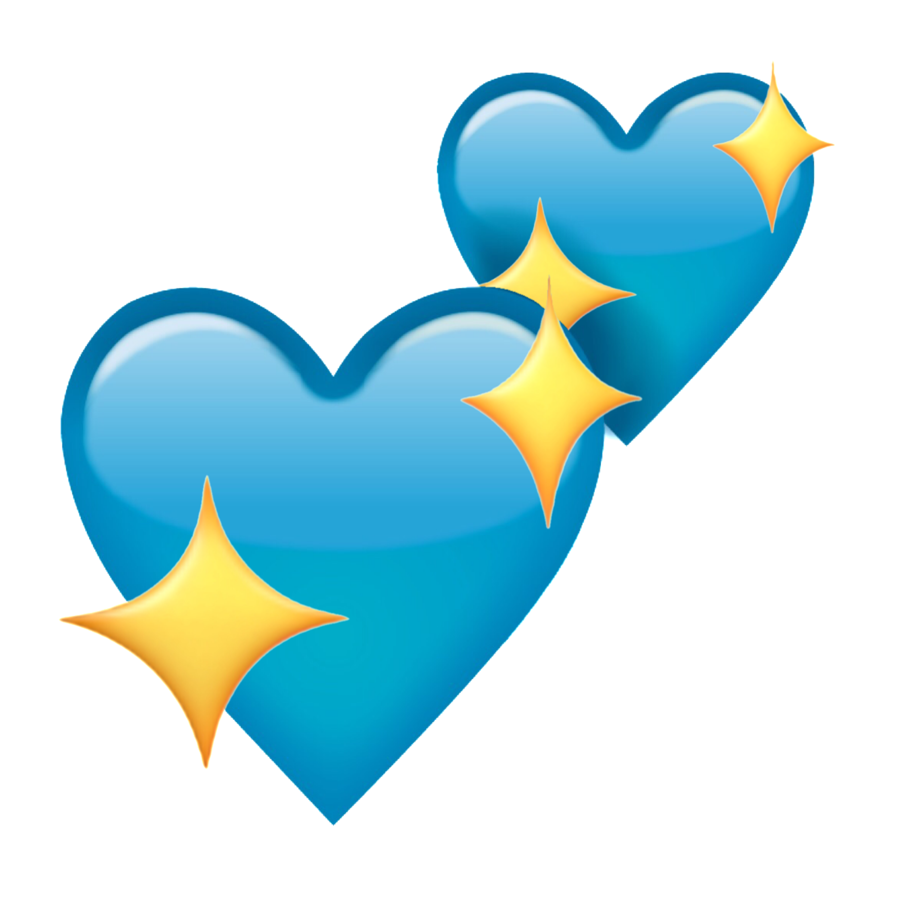 heart blue whatsapp imessage emoji...