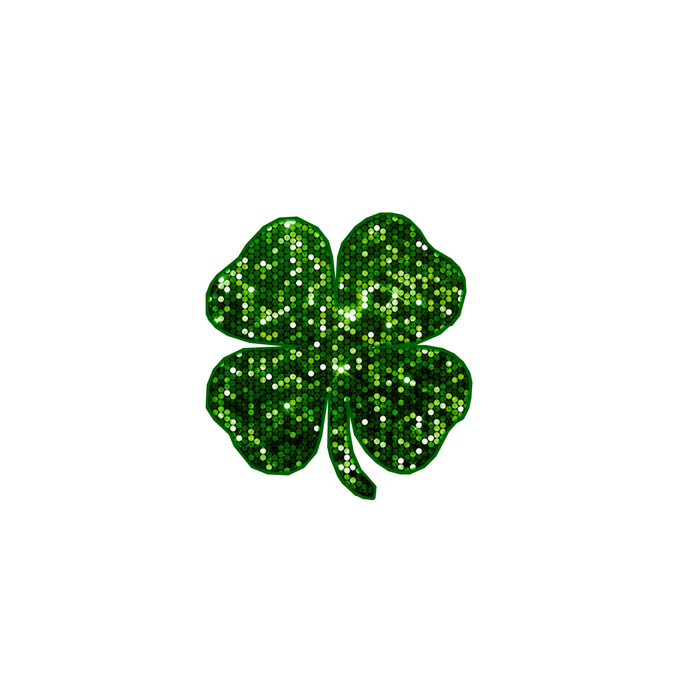 glitter shamrock ftestickers stpatricksday green...