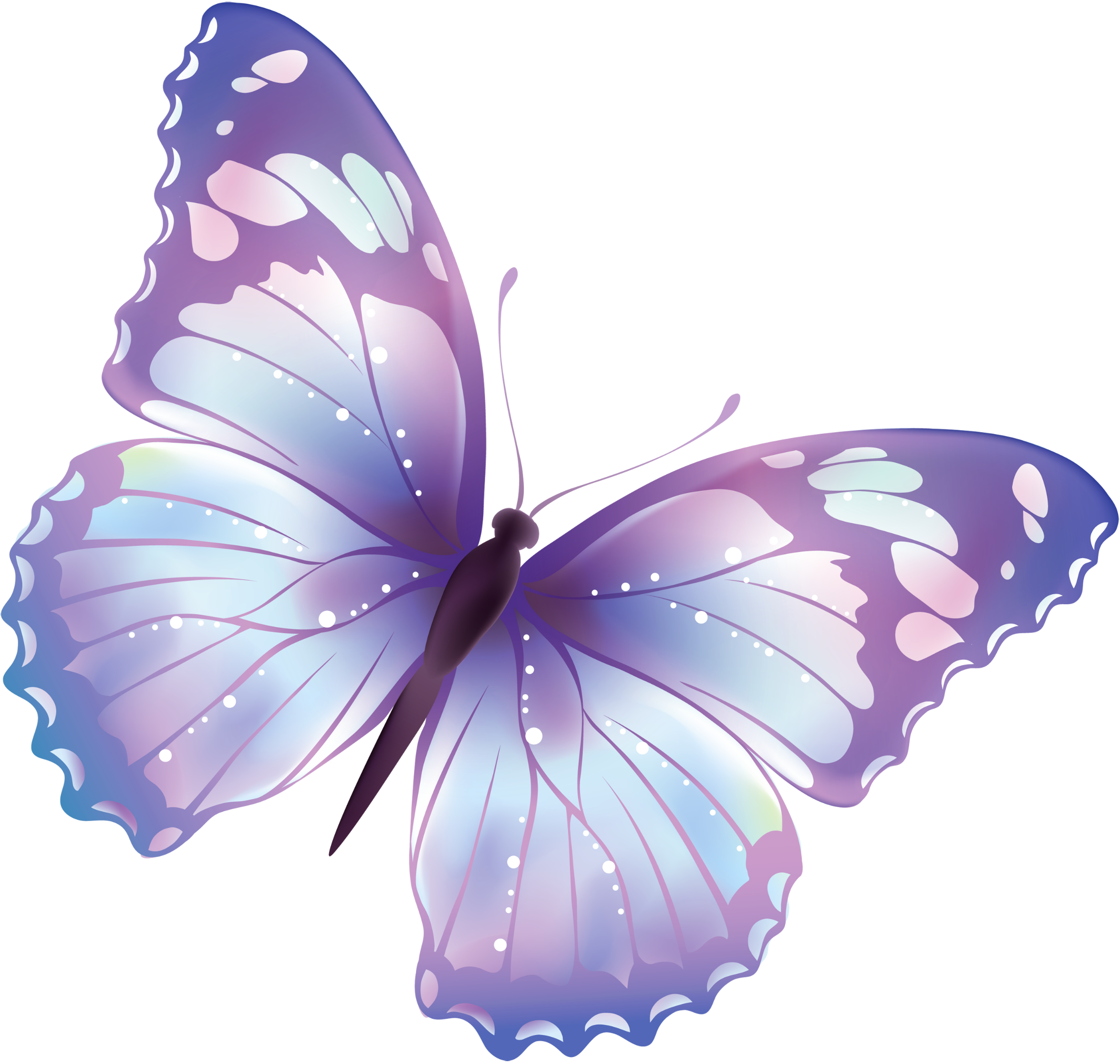 butterfly aesthetic purple sticker...