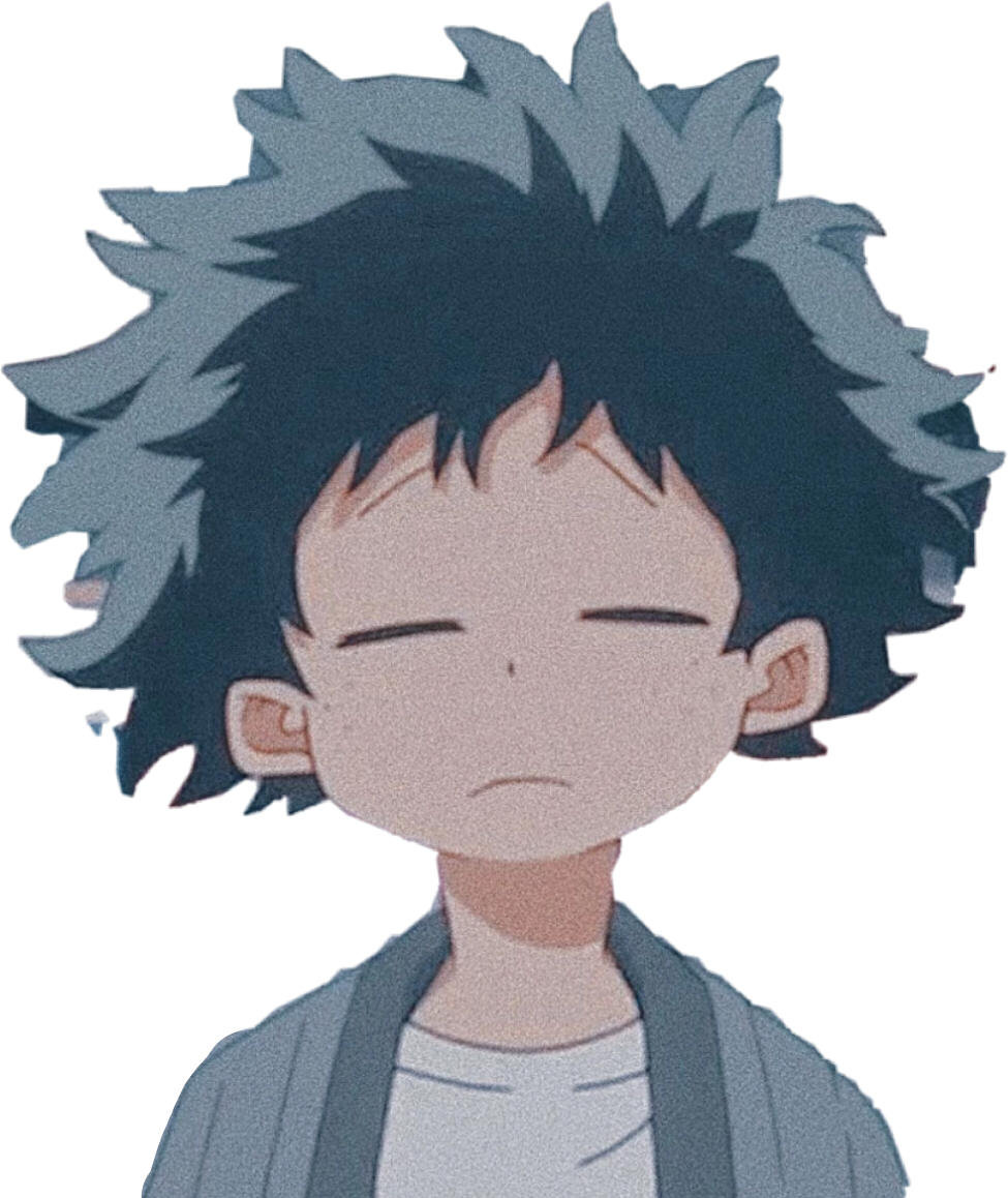 Freetoedit Deku Izuku Sticker By Brokenheartsclub