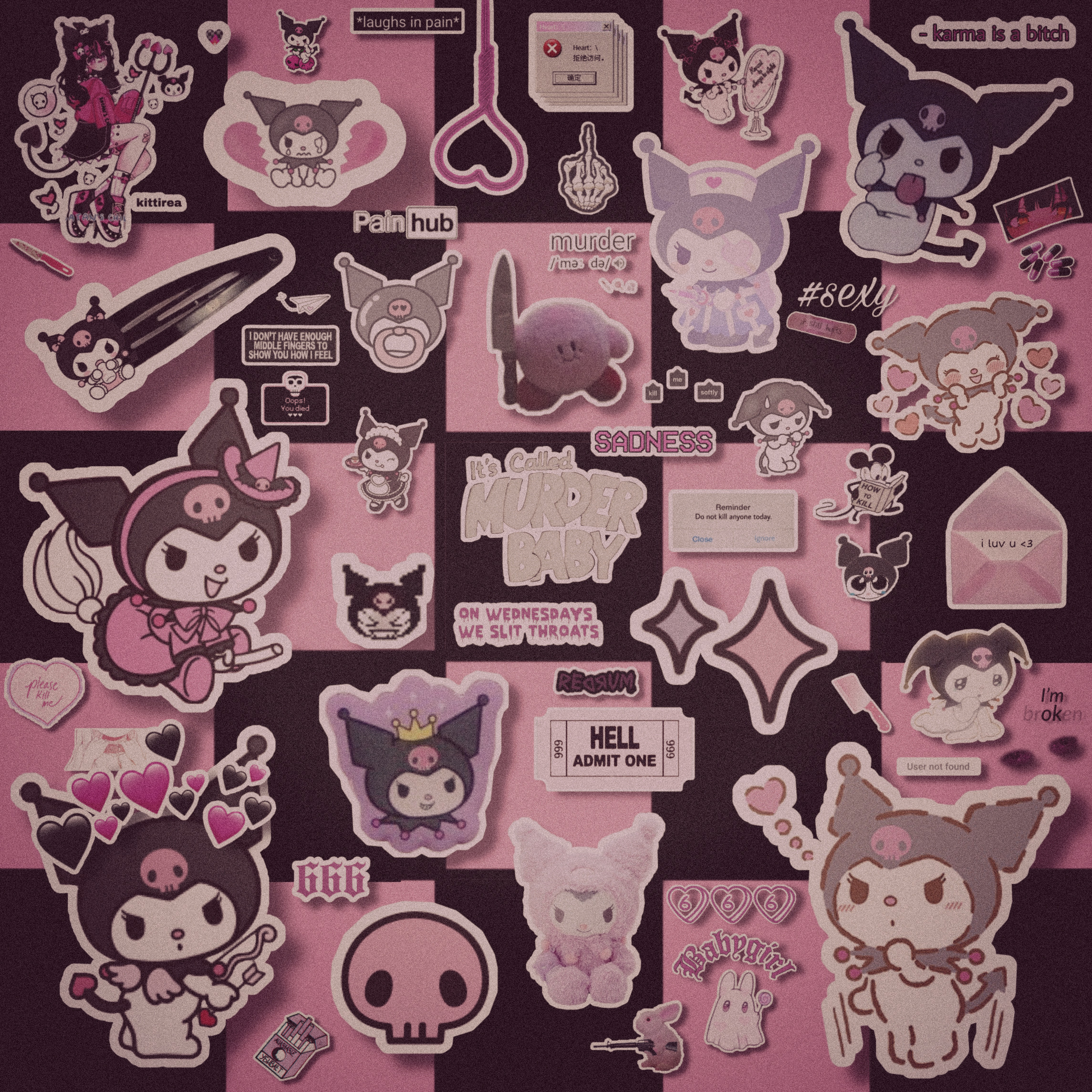 Kuromi pfp aesthetic