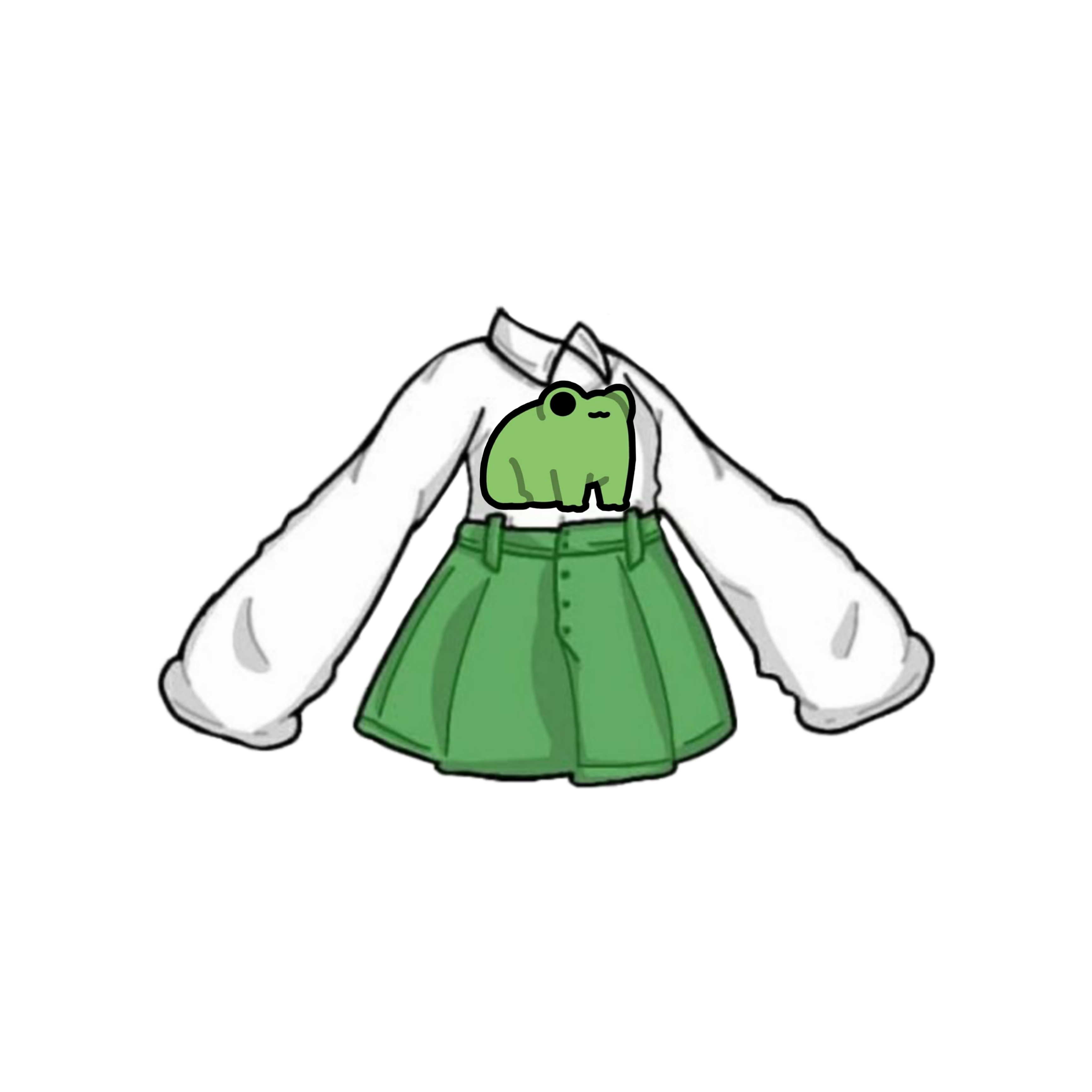 Frog Gacha Gachafrog Skirt Freetoedit Sticker By Sxennaa The Best Porn Website