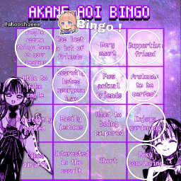 freetoedit bingo tbhk anime