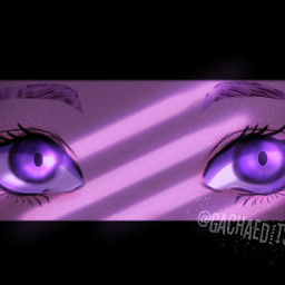purple purpleaesthetic aesthetic eyes aestheticeyes purpleeyes gacahedits626
