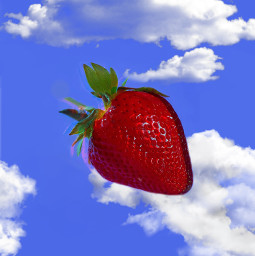 strawberry wallpaper aesthetic dreamcore freetoedit