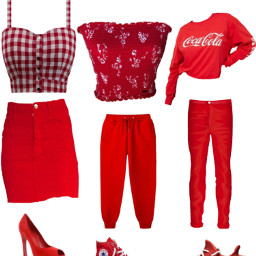 freetoedit red outfit redoutfit