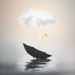 freetoedit aesthetic minimalist rainy clouds umbrella myedit be_creative