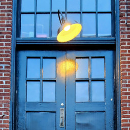 door window light building brickwall freetoedit
