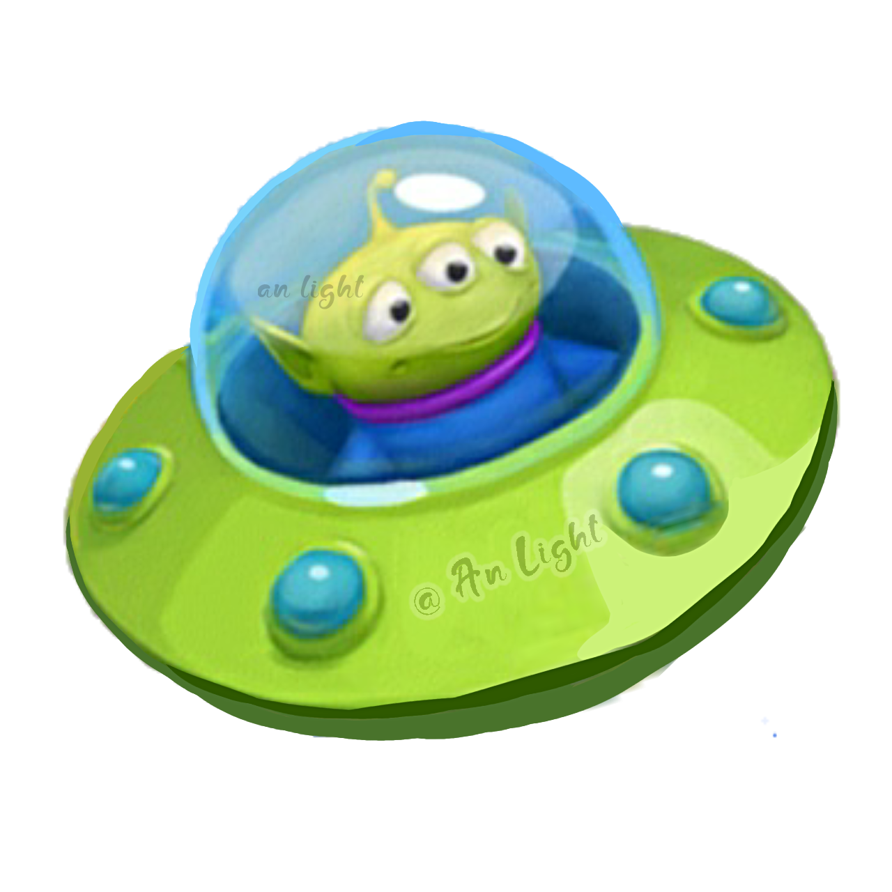 alien alientoystory toystory toy sticker by @anlightangel