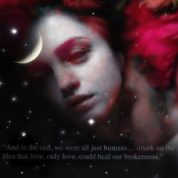 freetoedit art quote love emotion madewithpicsart moon stars night sky people dreamers inspiration edit myedit picsart beinspired