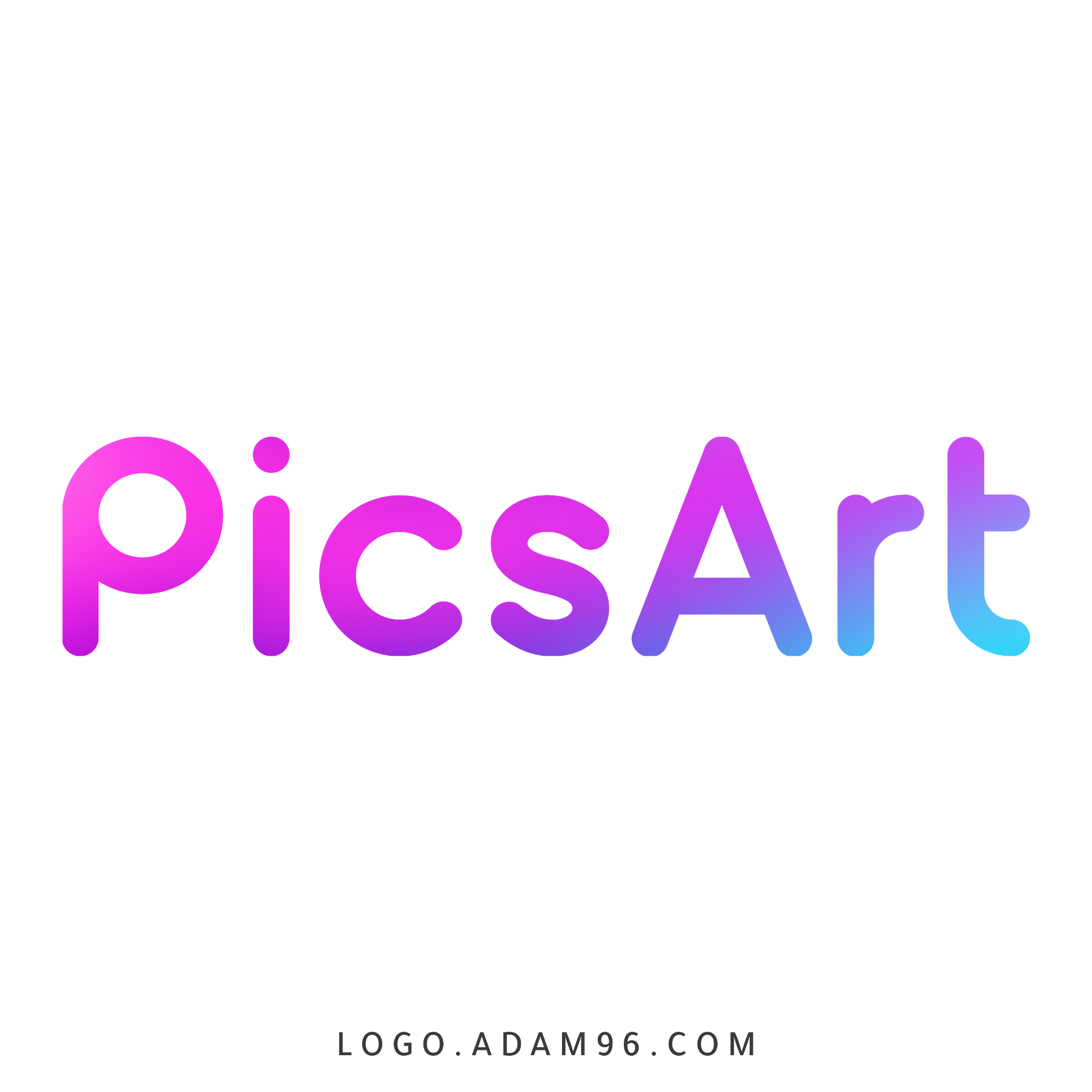 picsartlogo word logo facebook insta sticker by @pic_art10