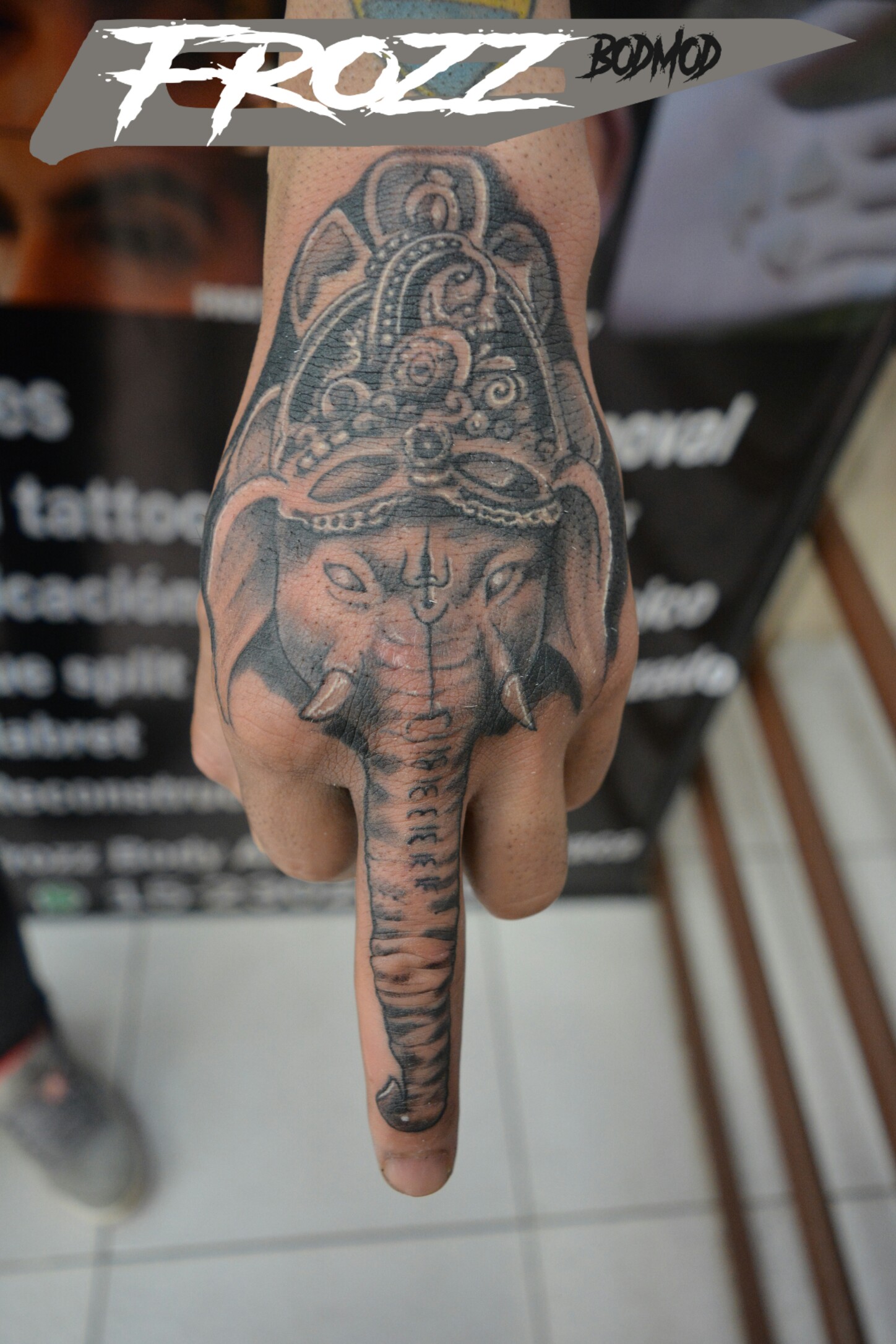 ganesha tattoo mano fresh - Image by Frozz Viraca
