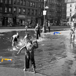 freetoedit remix 1930 kidsplaying street