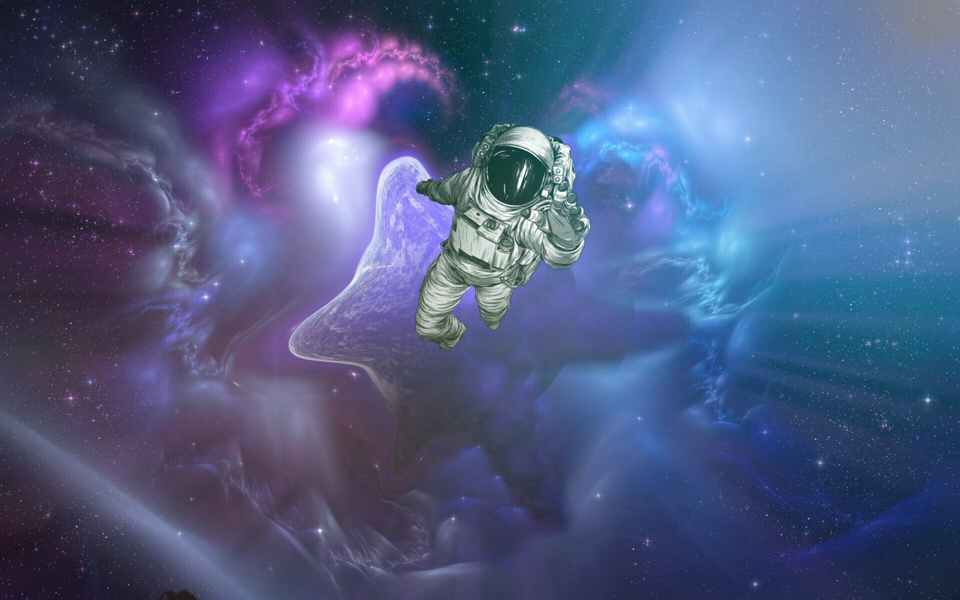 astronaut cool space galaxy purple help...