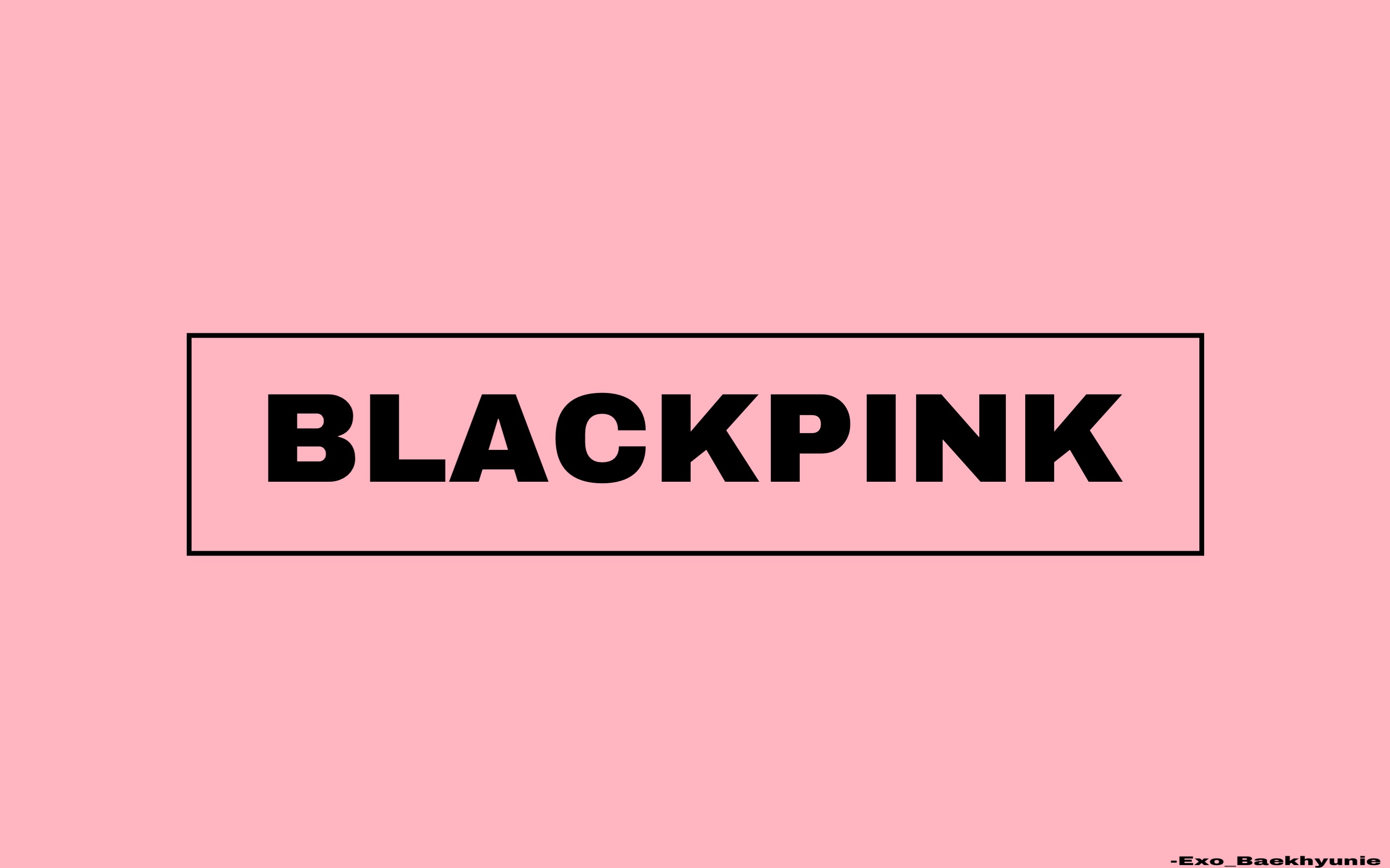 collection image wallpaper: Logo Blackpink