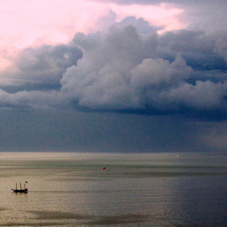 ocean boat landscape photography