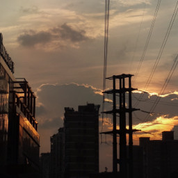 sky sunset urban photography emotions