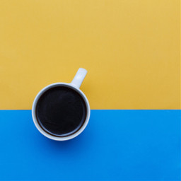 freetoedit cup of coffee yellow