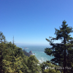 freetoedit california beach ocean trees