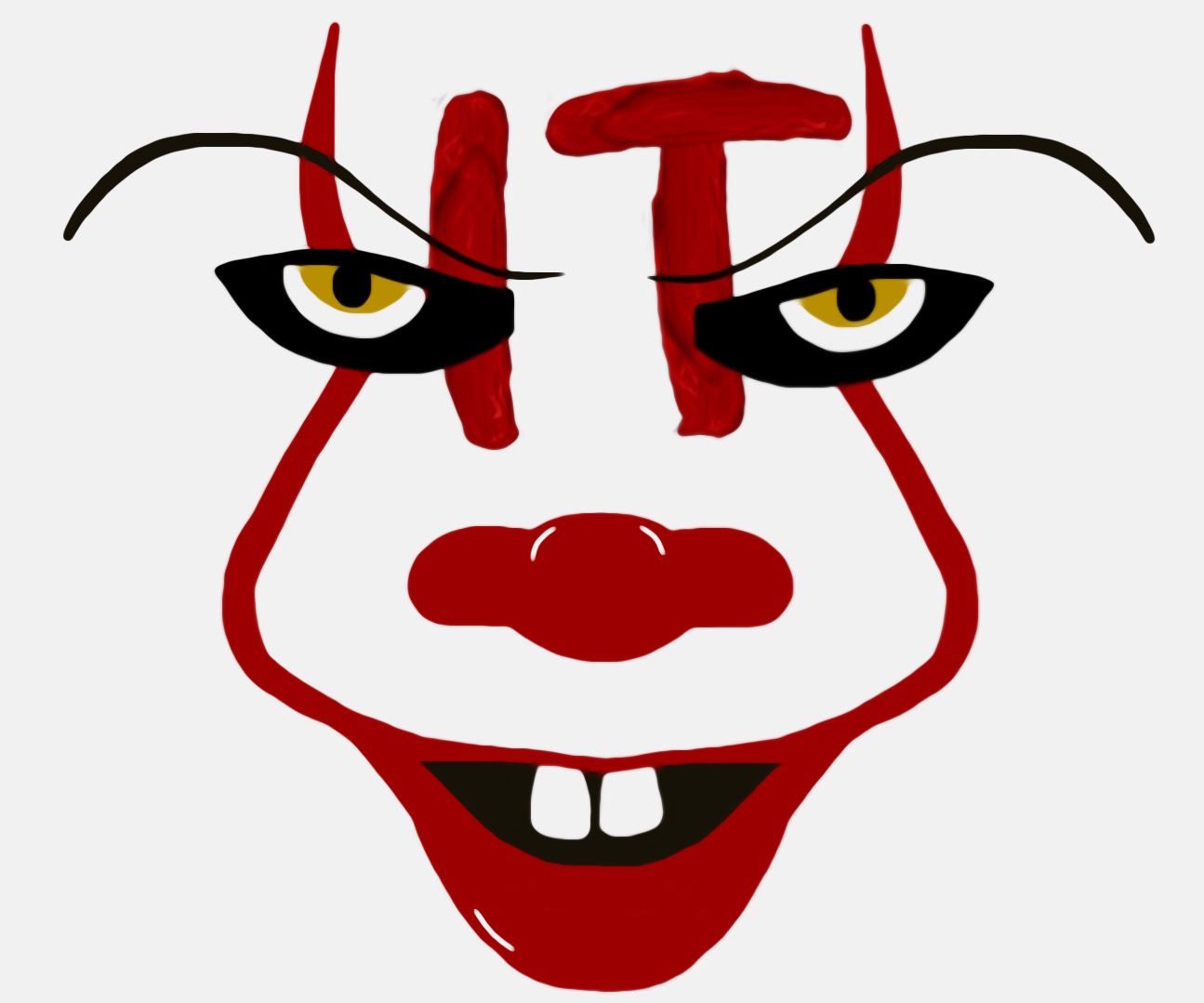 freetoedit filmcharacters it pennywise clown paint mydr...