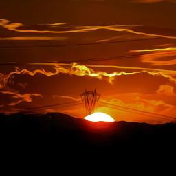 freetoedit oileffect photography nature sunset