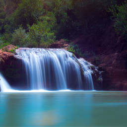 waterfall marroco river