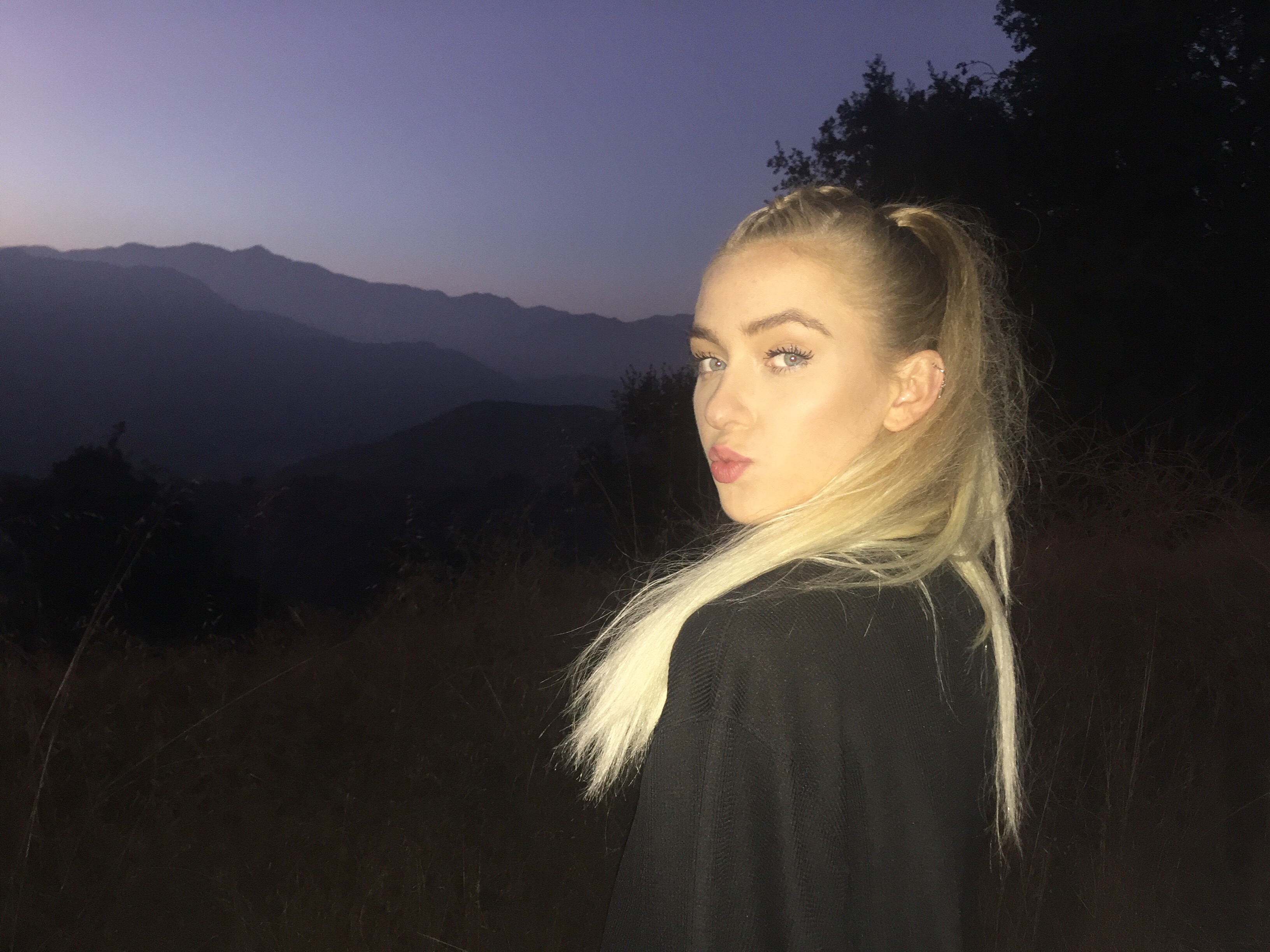 Freetoedit Mountains Blonde Girl Cali Pretty Longhair