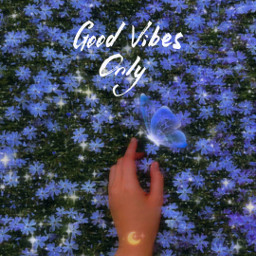 goodvibes vibes quotes quoteoftheday madbyme madewithpicsart butterfly dreamy glitter glitteraesthetic stars blueaesthetic blur freetoedit local