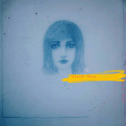 drawing portrait woman pencil emotions