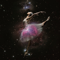 space ballerina stars cosmos ecfairytale