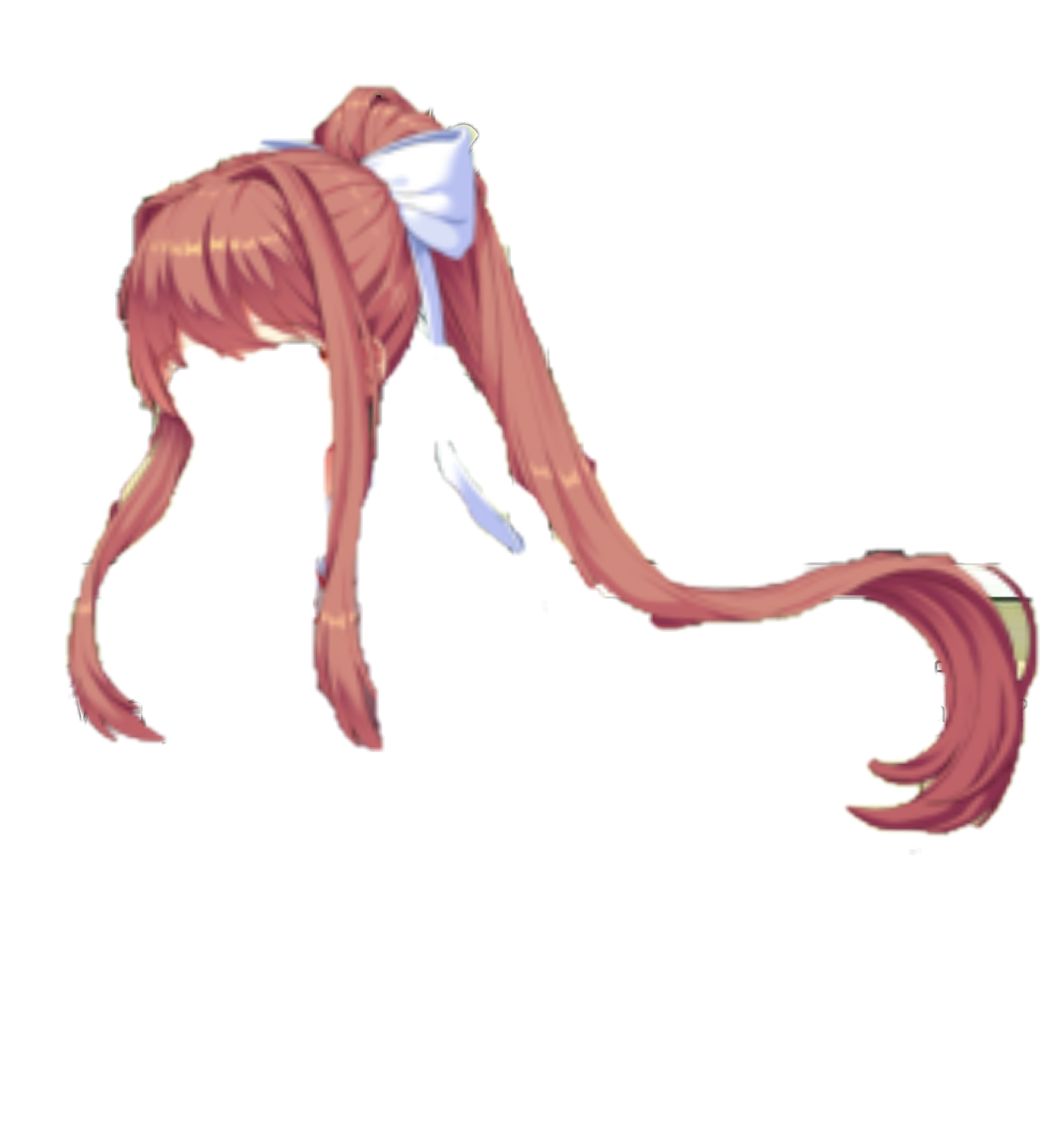 monika-hair-ddlcmonika-ddlc-sticker-by-thatderpyllama