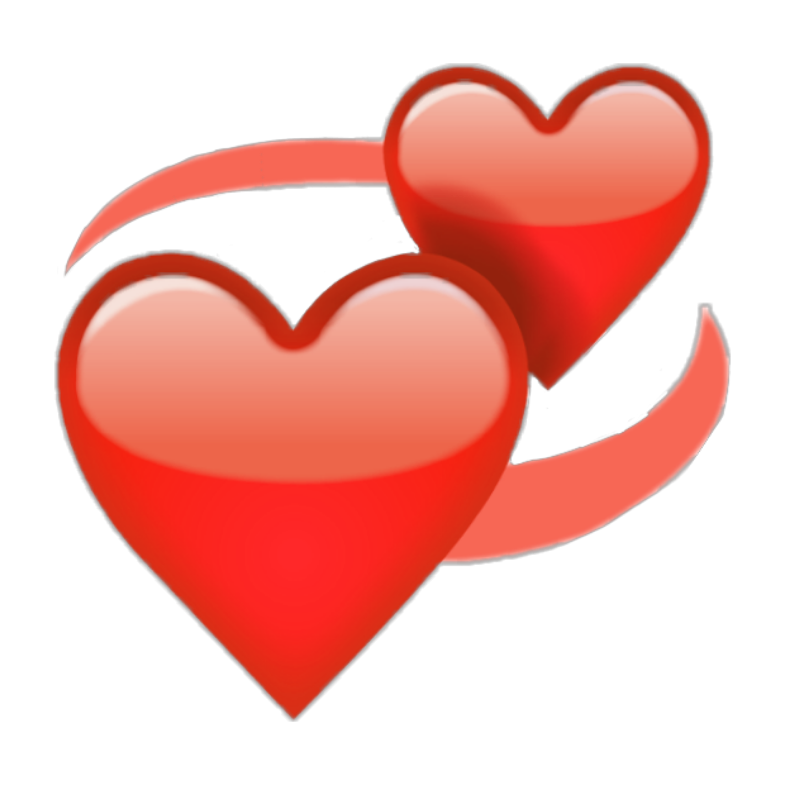 red doubleheart emoji redemoji redheart sticker by o__pics