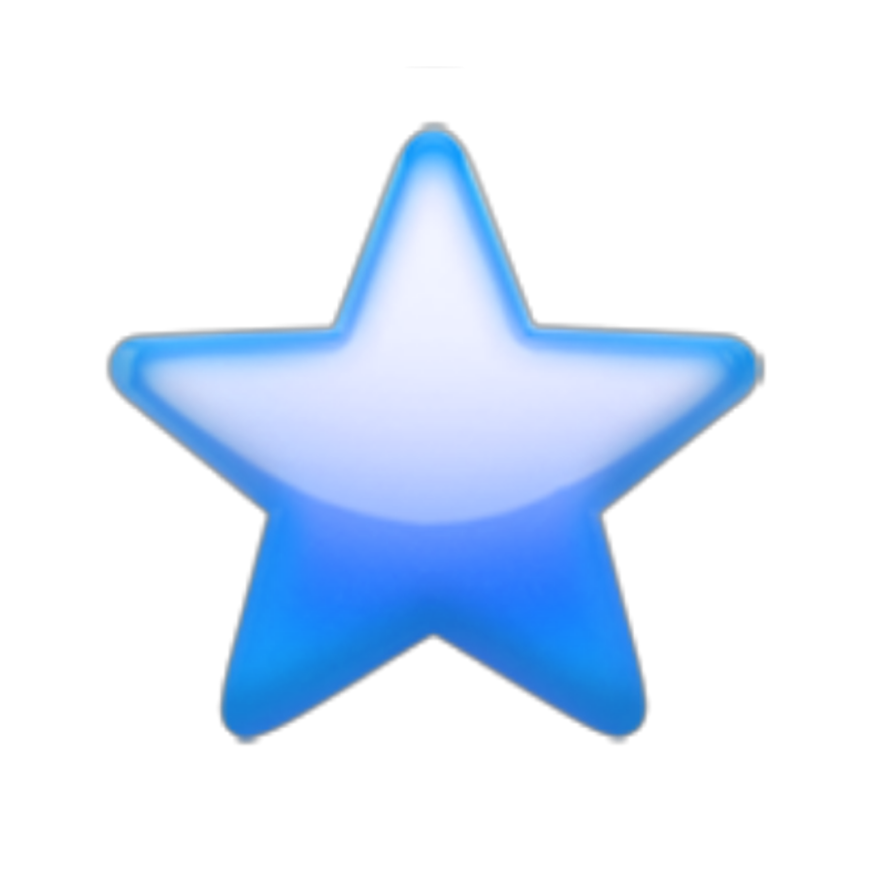 blue blueemoji bluestar star emoji sticker by @o pics.