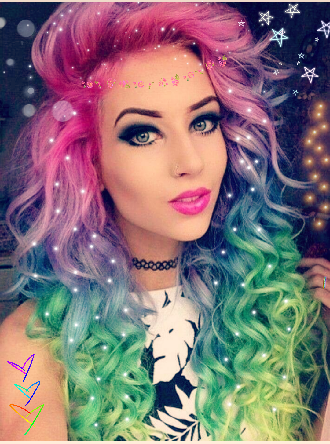 Cute Cutegirl Tumblr Tublrgirls Rainbow Fashion Style