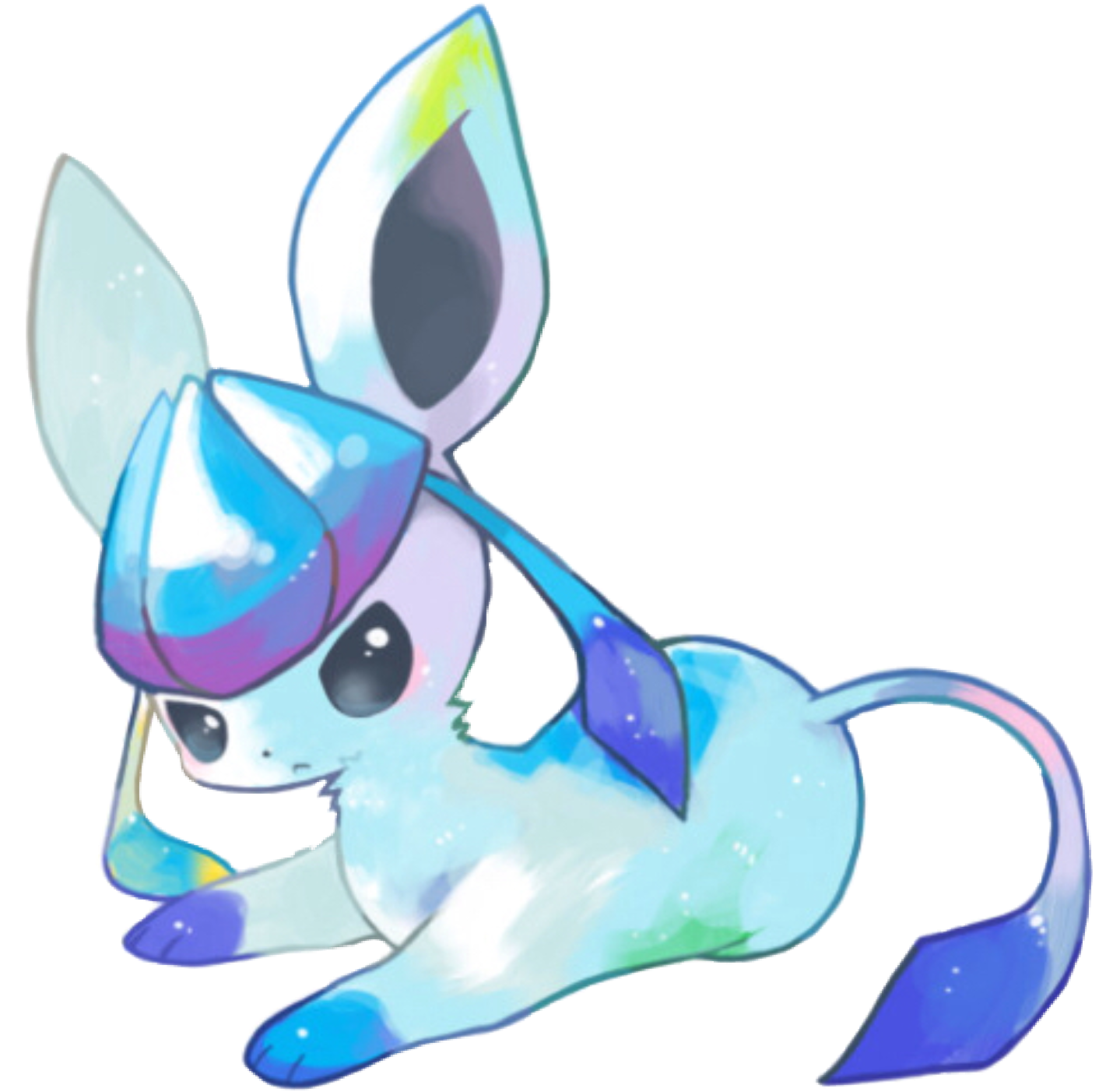 glaceon freetoedit #glaceon sticker by @anna_thepotatogirl04.