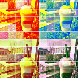 smoothie drink summer popart colors ecpopart