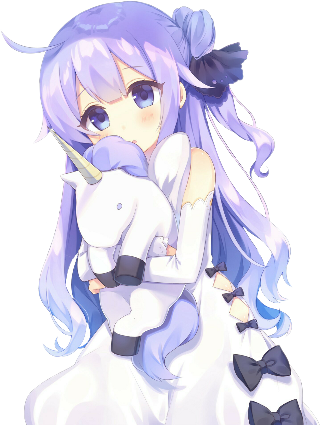 Anime Girl Animegirl Unicorn Cute