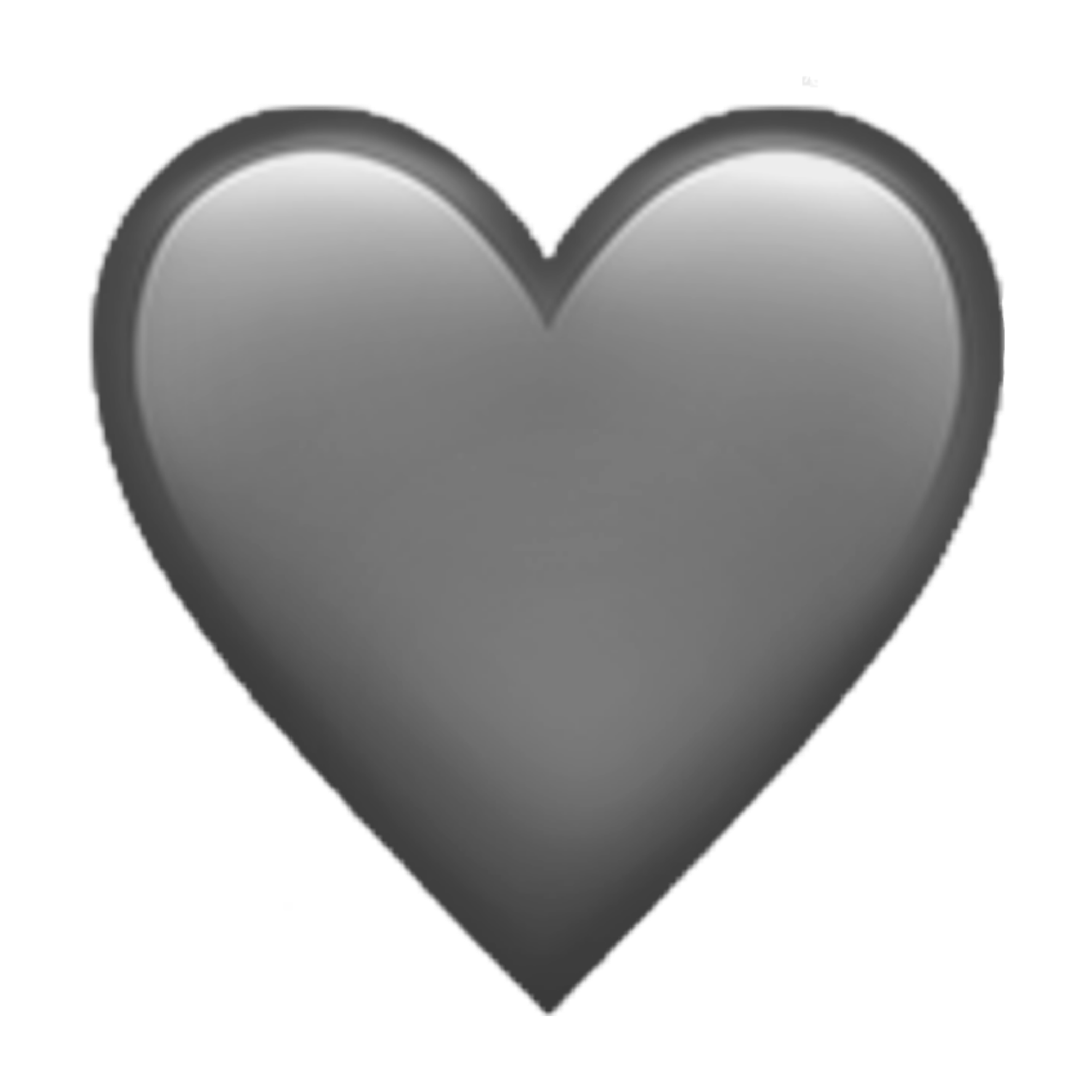 Gray heart