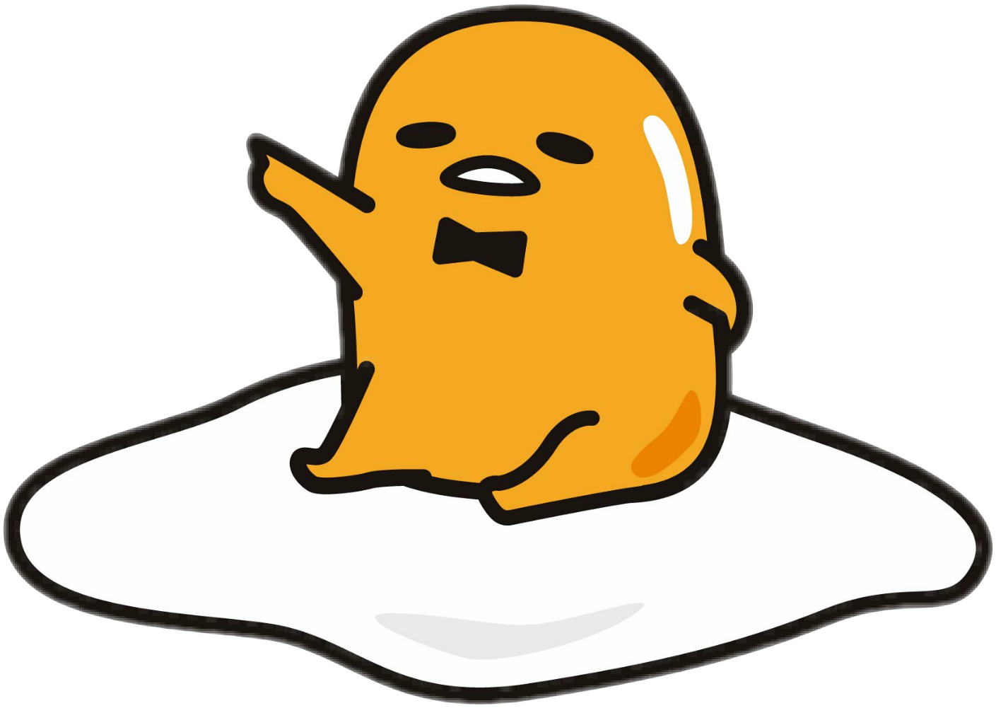 Гудетама. Gudetama. Желточек. Гудетама Стикеры в телеграм. Гудетама без фона.