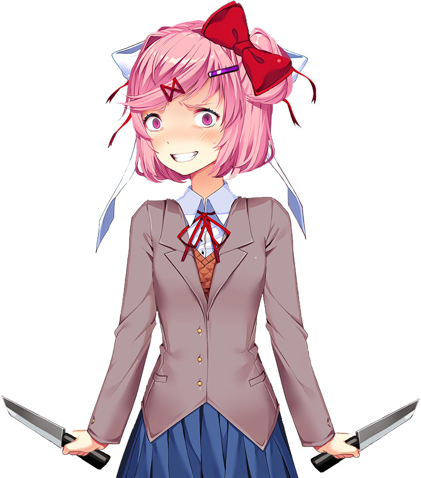 Нацуки доки доки. Натсуки Doki Doki. Нацуки из Doki Doki. Нацуки ФНФ. Нацуки доки доки горничная.