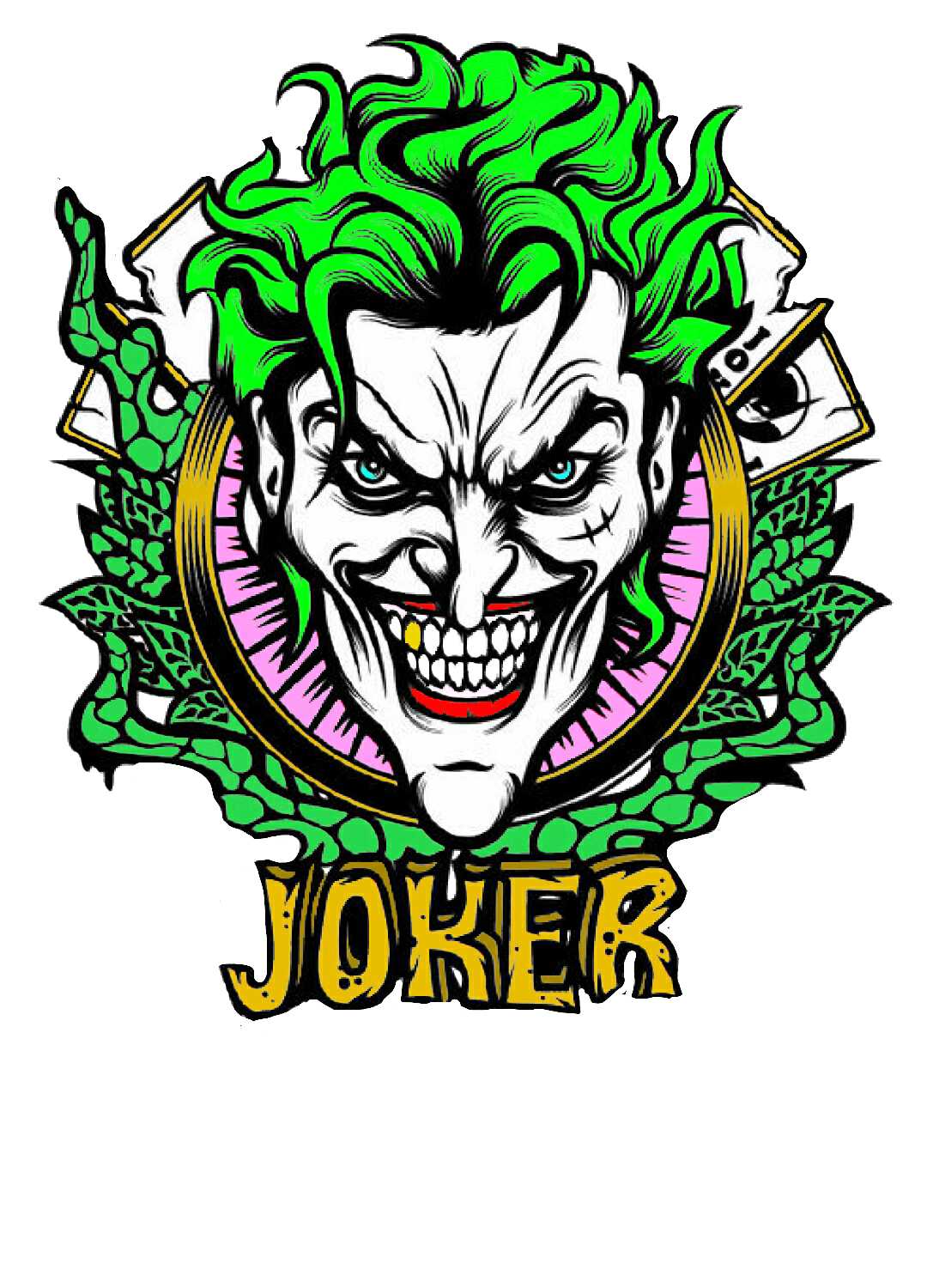Joker Coringa Batman Sticker By լʋƈɩƛɲơ