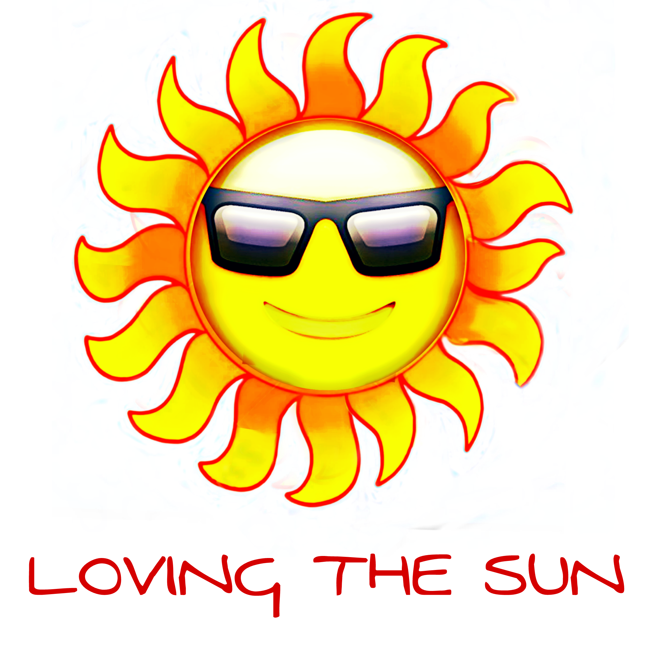 Cool Sunshine Sticker By Marc Greaves