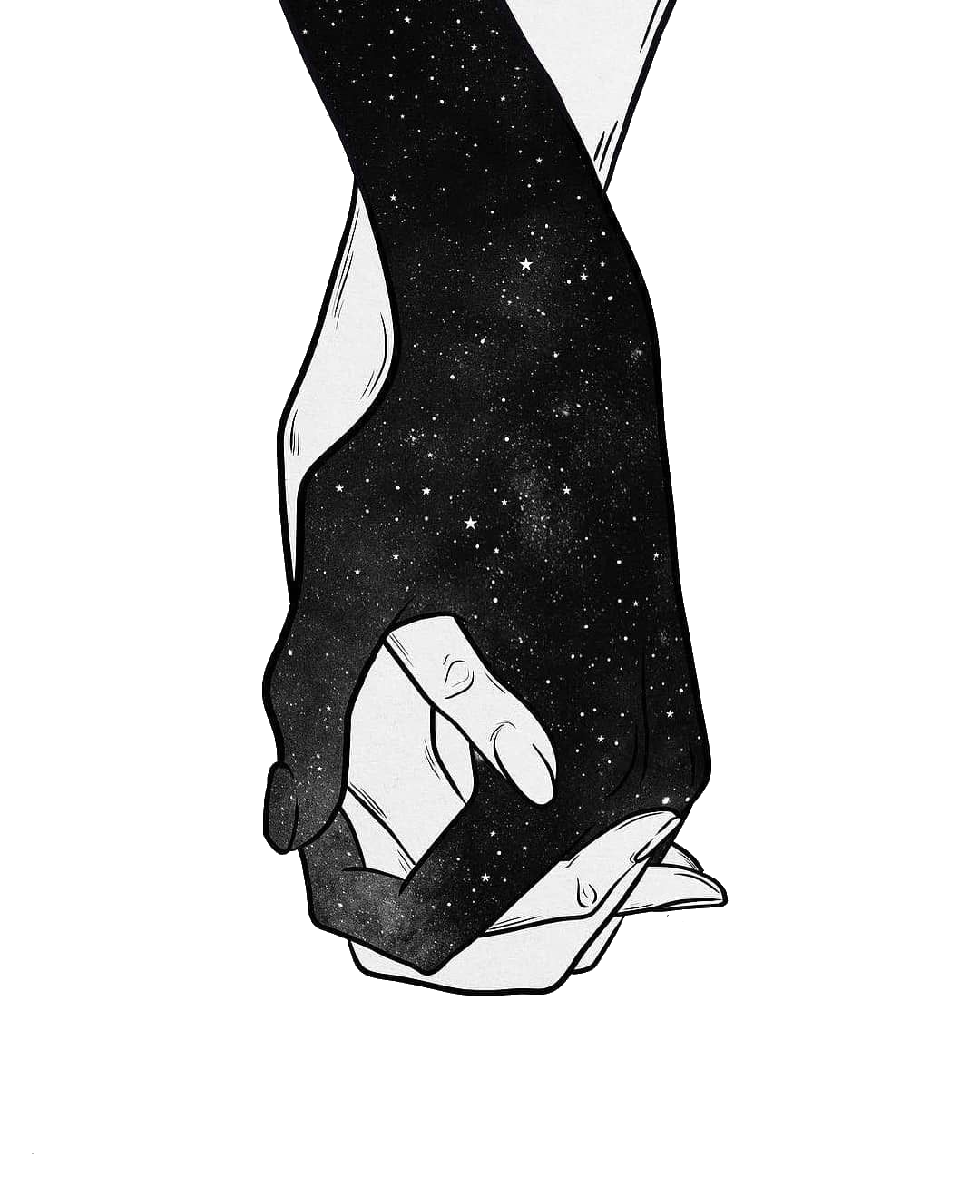 This visual is about hands galaxy nice tumblr sticker freetoedit #hands #ga...