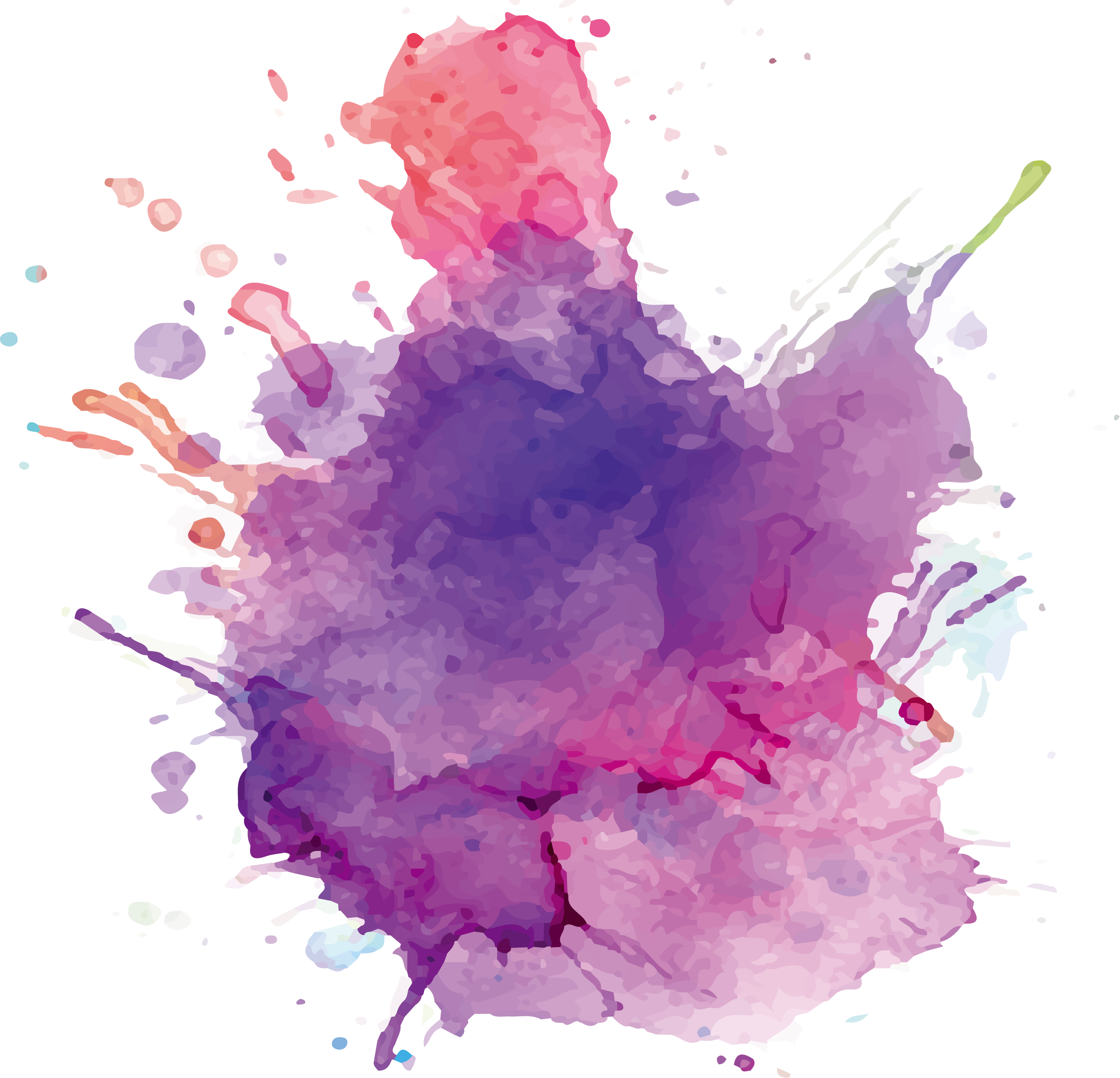 Pastel Paint Splash Png Png Image Collection