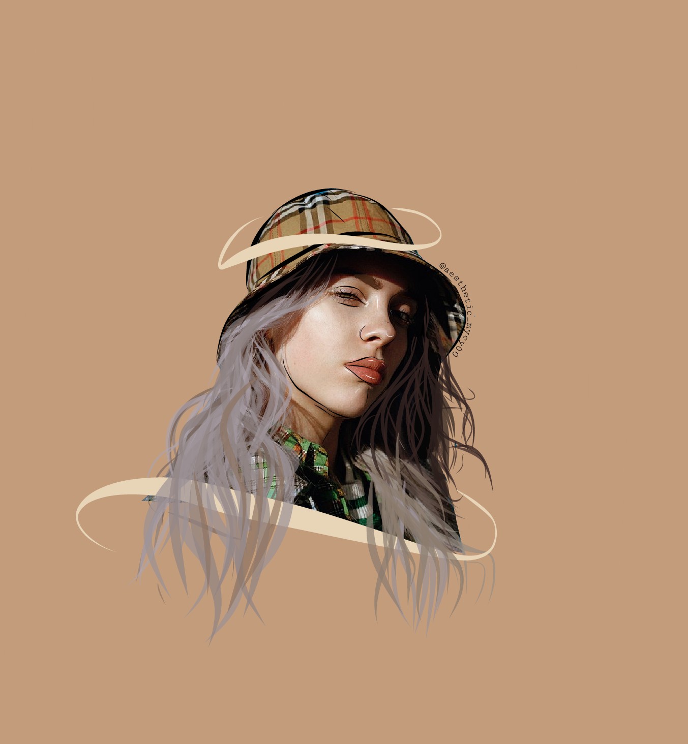 billieeilish billie eilish photodraw photo digatalart...