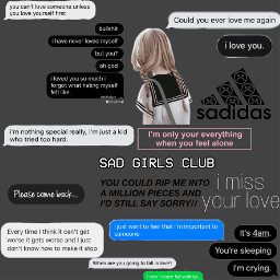 freetoedit animegirl sad sadness depression