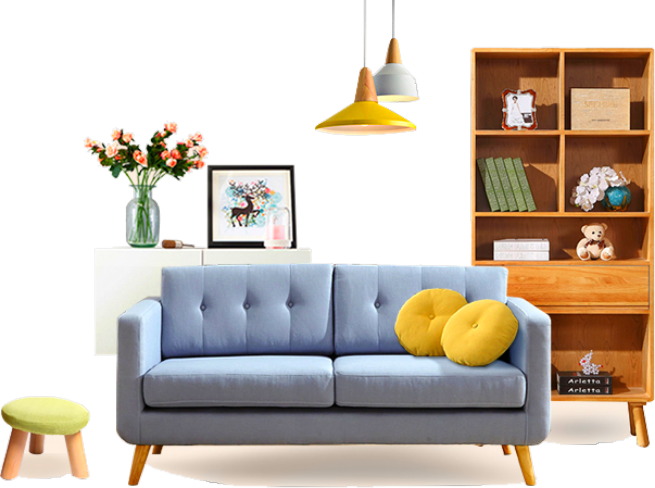 living room chair transparent png