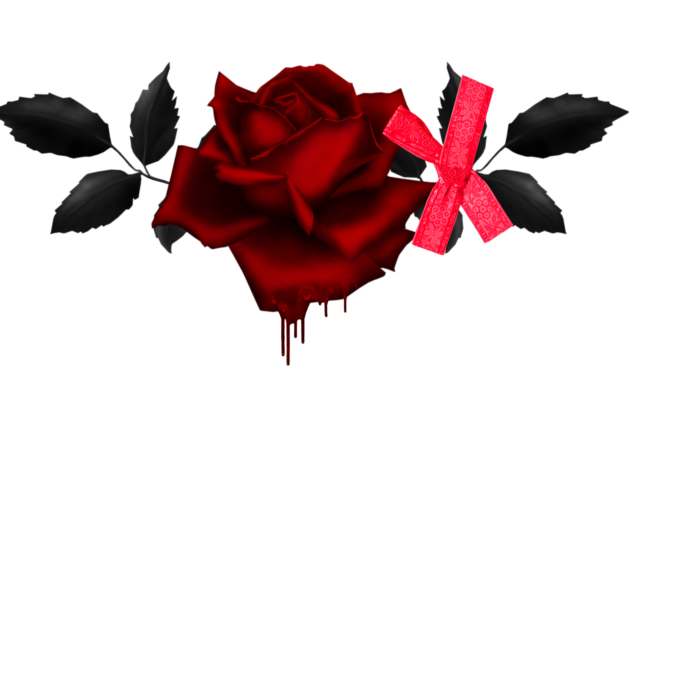 Mq Red Rose Black Bow Freetoedit Sticker By Qoutesforlife