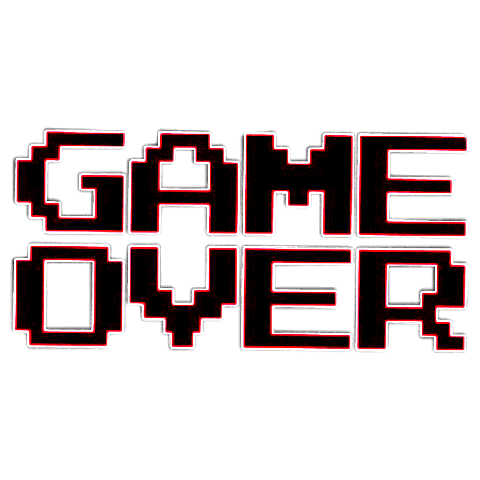 gameover redasthetic freetoedit sticker by @kittenndreyer